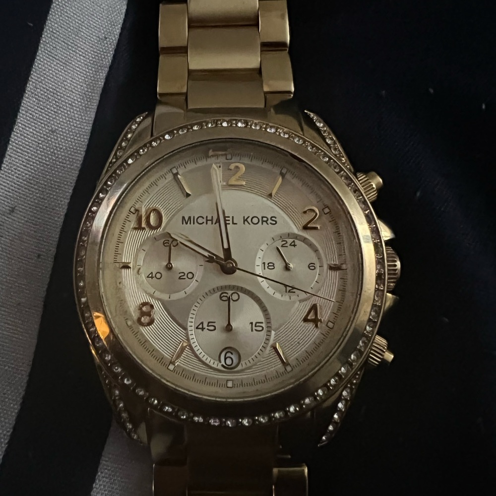 Gold Michael Kors watch